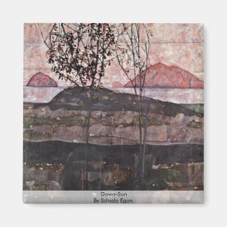 Down-Sun By Schiele Egon Magnet