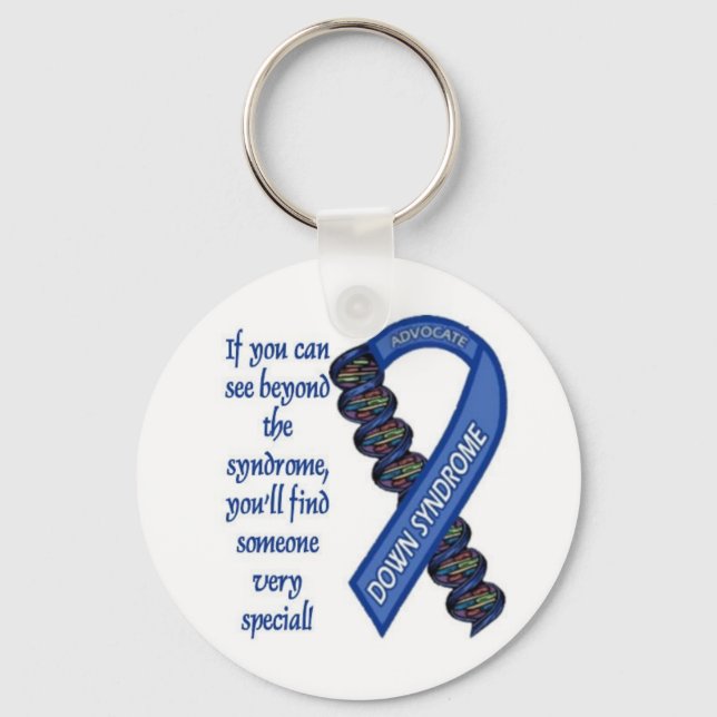 Down Syndrome Advocacy #1 Keychain (Front)