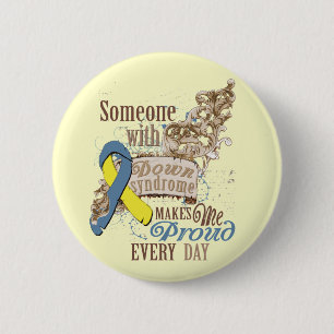 Down syndrome awareness 2 inch round button