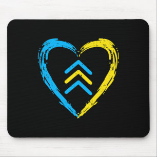 Down Syndrome Awareness Arrows Trisomy 21 T21 Men Mouse Pad