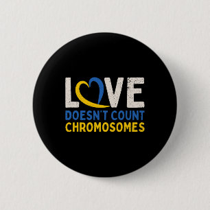 Down Syndrome Awareness Awesome Down Syndrome 2 Inch Round Button