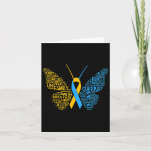 Down Syndrome Awareness Butterfly Support Gift Card
