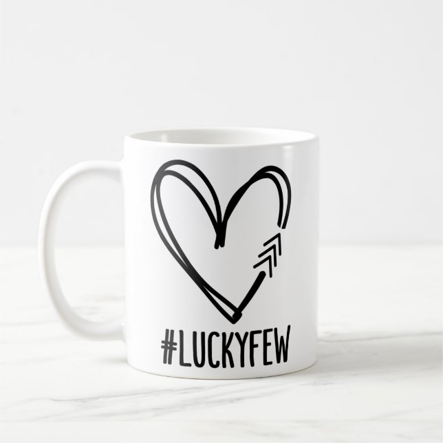 Down Syndrome Awareness Day 3 Arrows Lucky Few Tat Coffee Mug (Left)