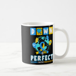 Down Syndrome Awareness Down Right Perfect 4  Coffee Mug