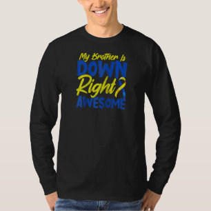Down Syndrome Awareness For Brother Sister Raglan T-Shirt