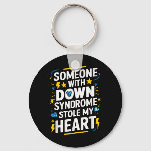 Down Syndrome Awareness For Down Syndrome Awarenes Keychain