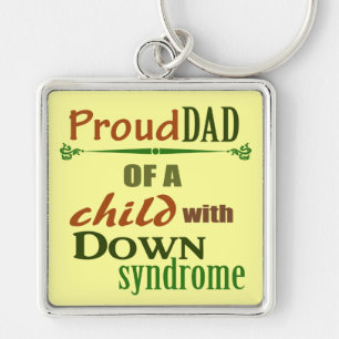 Down syndrome awareness keychain