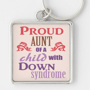 Down syndrome awareness keychain