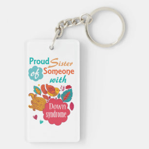 Down syndrome awareness keychain