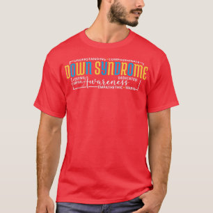Down Syndrome Awareness , Love Caring Proud Mom T-Shirt