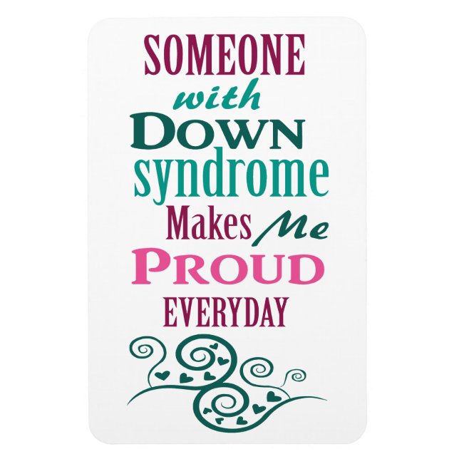 Down syndrome Awareness Magnet (Vertical)