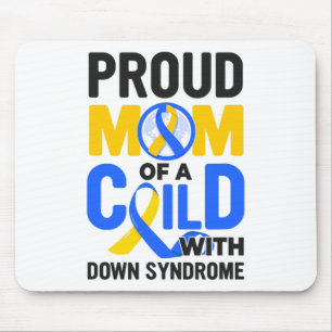 Down Syndrome Awareness Proud Mom Mouse Pad