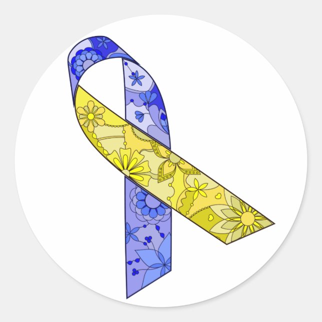 Down syndrome awareness stickers (Front)