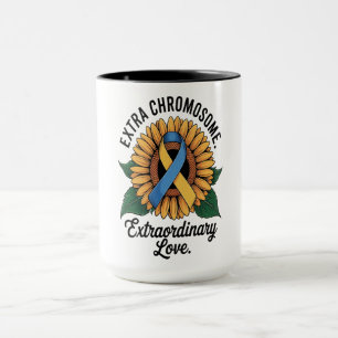 Down Syndrome Awareness Sunflower Mug