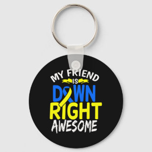 Down Syndrome Awareness T21 Day Women Kids 3 Keychain