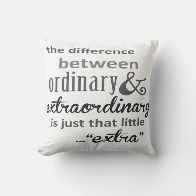 Down syndrome Awareness Throw Pillow (Front)