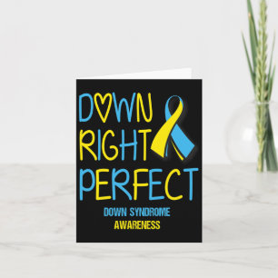 Down Syndrome Awareness Trisomy 21 Card
