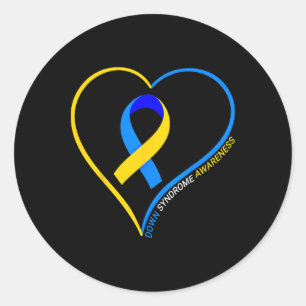 Down Syndrome Awareness - World Down Syndrome Day Classic Round Sticker