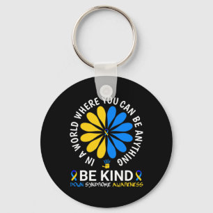 Down Syndrome Day 2024 Be Kind Down Syndrome Aware Keychain