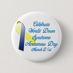 Down Syndrome Day 2 Inch Round Button