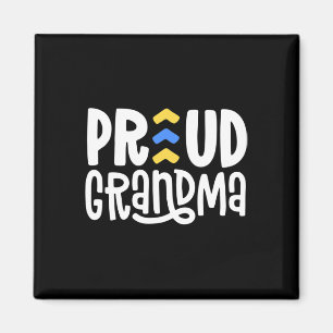 Down Syndrome Grandma Awareness Gift Lucky Arrows Magnet