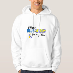 Down Syndrome I Wear Blue & Yellow For My Son 2 Hoodie