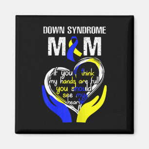 Down Syndrome Mom Costume World Down Syndrome Day Magnet