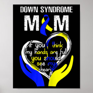 Down Syndrome Mom Costume World Down Syndrome Day  Poster