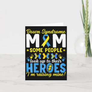 Down Syndrome Mom T21 Trisomy 21 Down Syndrome Awa Card