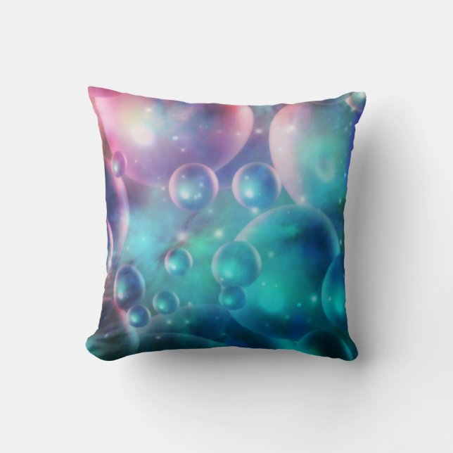 Down the Empyrean Stream Pillow (Front)