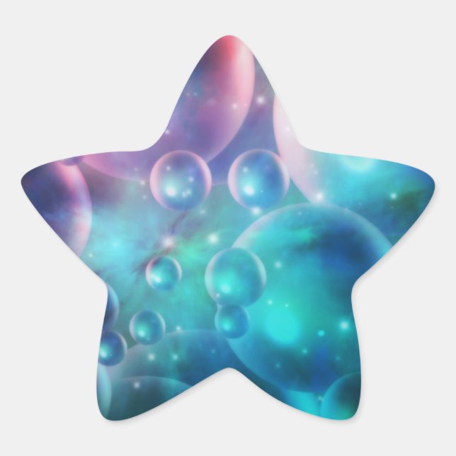 Down the Empyrean Stream Stickers (Front)