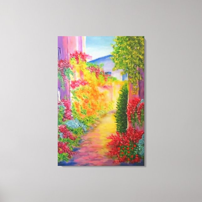Down the Lane Canvas Print (Front)