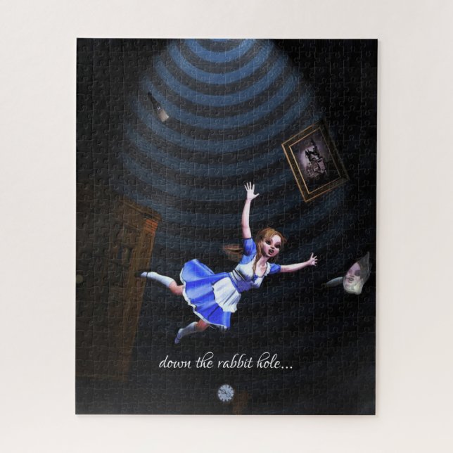 Down The Rabbit Hole Jigsaw Puzzle (Vertical)