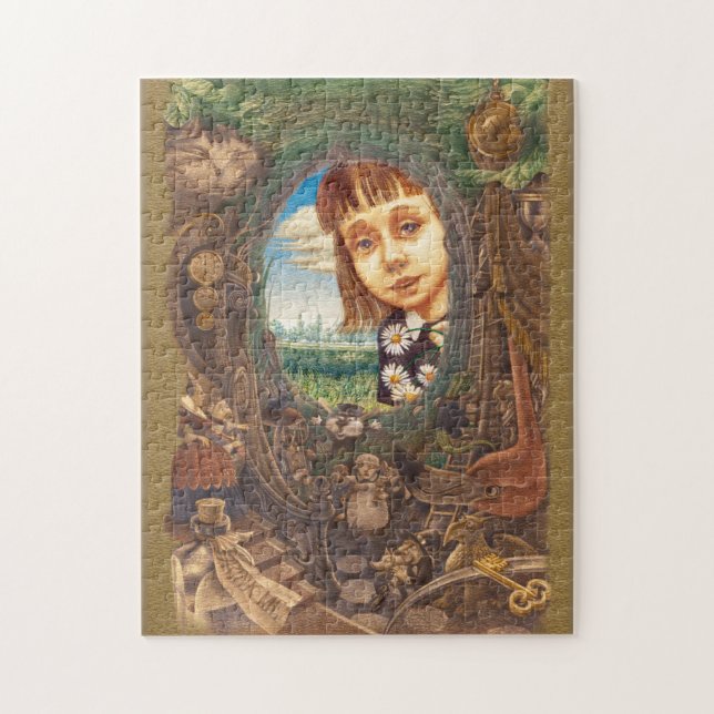 Down the Rabbit Hole Jigsaw Puzzle (Vertical)