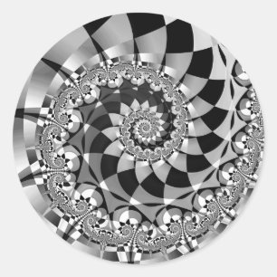 "Down the Rabbit Hole" Round Stickers