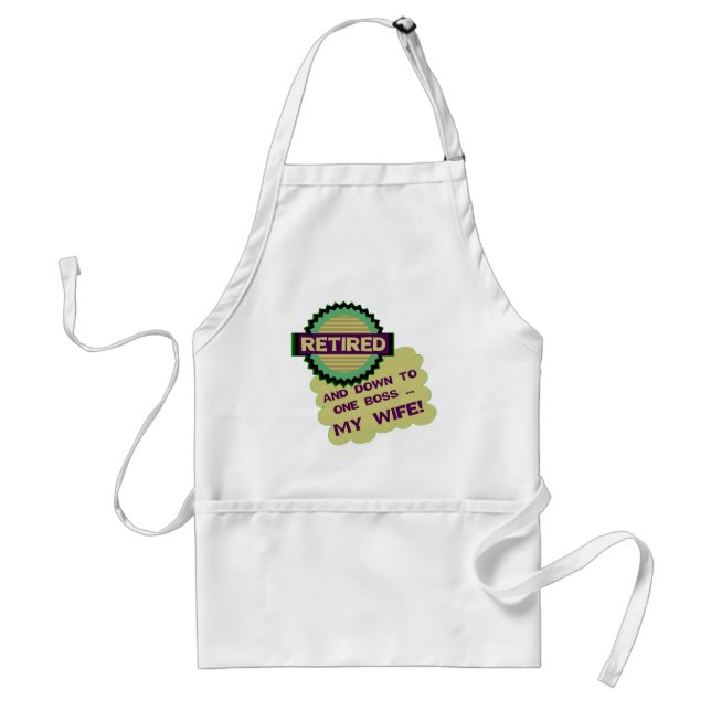 Down To One Boss Standard Apron (Front)