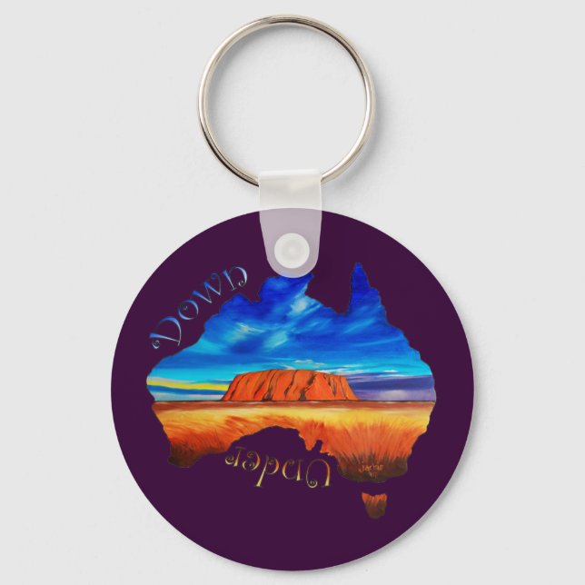 Down Under Keychain (Front)