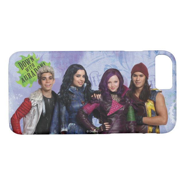 Down With Auradon Case-Mate iPhone Case (Back (Horizontal))