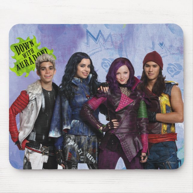Down With Auradon Mouse Pad (Front)