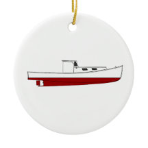 Downeast Maine Lobster Boat Colour Illustration