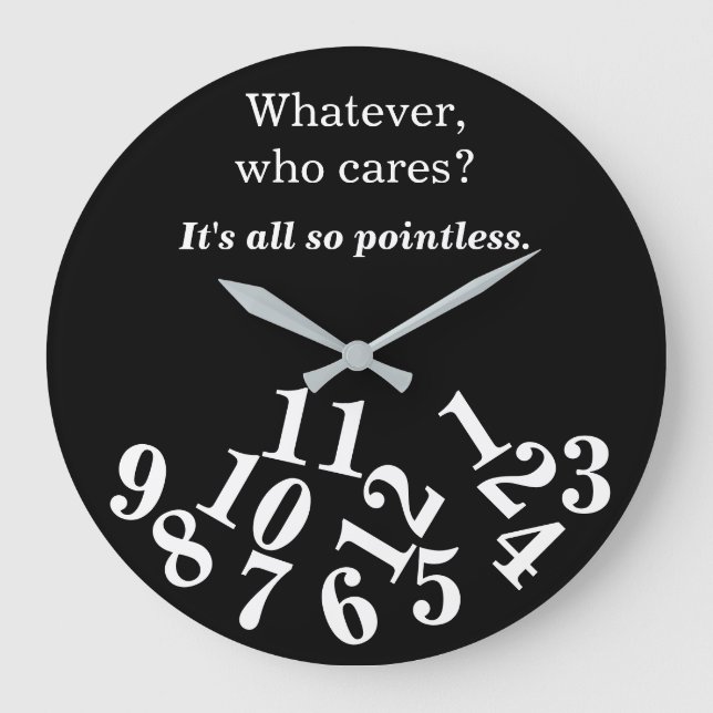Downer, C'est tellement inutile Horloge 2 (Recto)