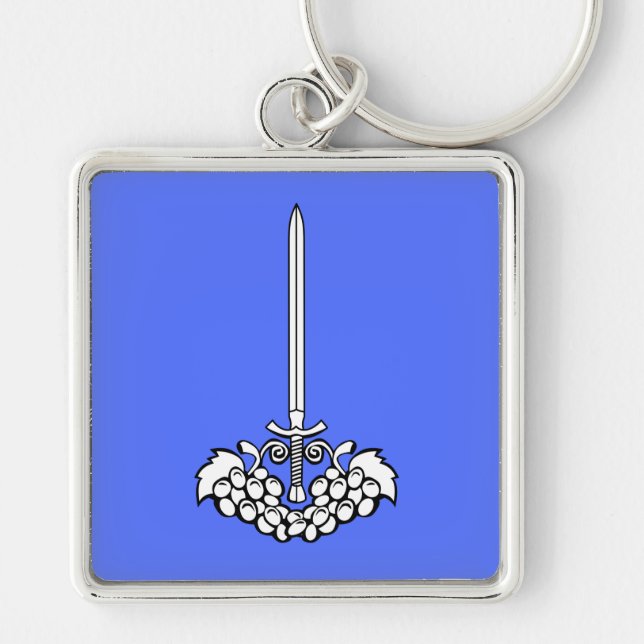 Downhall Flag - Key Ring (Front)