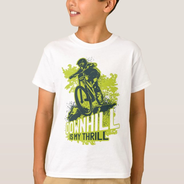 Downhill Biking T-Shirt (Front)