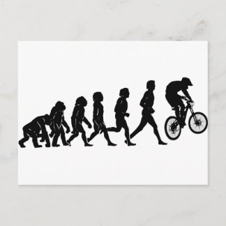 Downhill evolution postcard