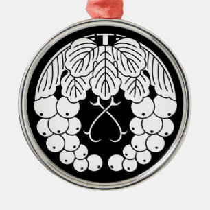 downhill grape metal ornament