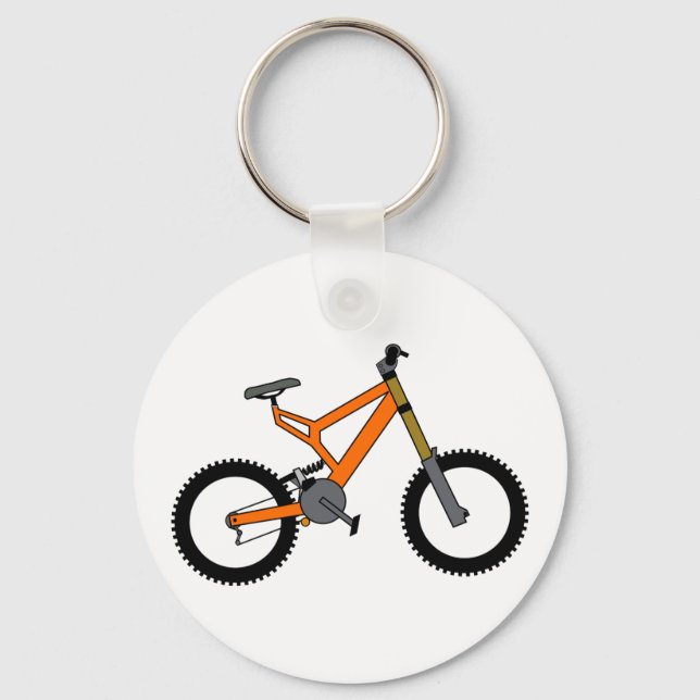 Downhill Keychain (Front)