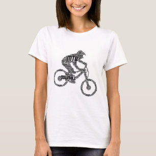 Downhill Mountain Bike Biker Mtb Mountain Biker Bo T-Shirt