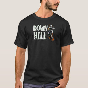Downhill Mountain Bike Mtb Biking Cycling Mud Spla T-Shirt