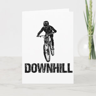 Downhill Mountain Biker Card