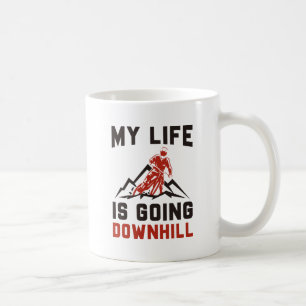 Downhill Mountain Biking Coffee Mug
